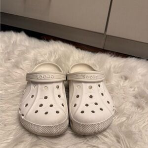 CROCS Kids White Sandals kids sz 1